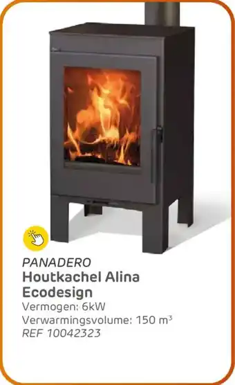 Panadero houtkachel alina ecodesign