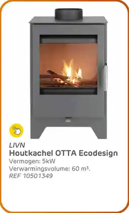 Brico LIVN houtkachel otta ecodesign aanbieding