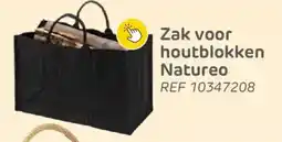 Brico Zak voor houtblokken Natureo aanbieding