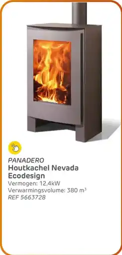 Brico Panadero houtkachel nevada ecodesign aanbieding