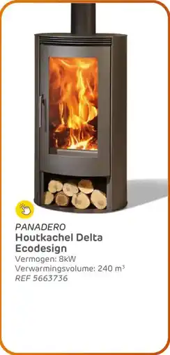 Brico Panadero houtkachel delta ecodesign aanbieding