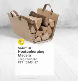 Brico Dixneuf houtopberging madera aanbieding