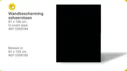 Brico Wandbescherming schoorsteen aanbieding