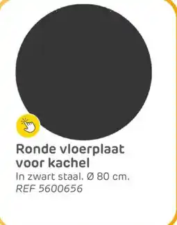 Brico Ronde vloerplaat voor kachel aanbieding