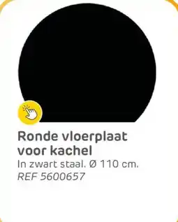 Brico Ronde vloerplaat voor kachel aanbieding