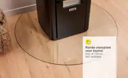 Brico Ronde vloerplaat voor kachel aanbieding
