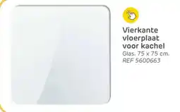 Brico Vierkante vloerplaat voor kachel aanbieding