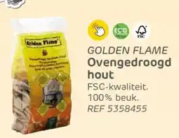 Brico Golden Flame Ovengedroogd hout aanbieding