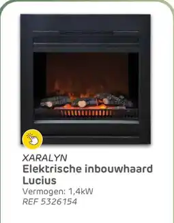 Brico Xaralyn Elektrische inbouwhaard Lucius ref 5326154 aanbieding