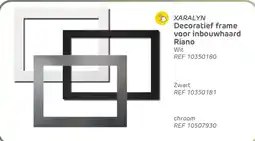 Brico Xaralyn decoratief frame voor inbouwhaard Riano ref 10350180 aanbieding