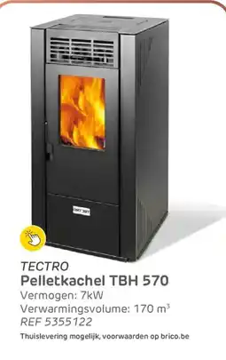 Brico Tectro Pelletkachel TBH 570 ref 5355122 aanbieding