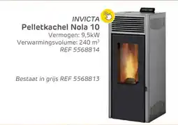 Brico Invicta Pelletkachel Nola 10 ref 5568814 aanbieding