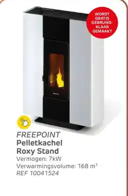 Brico Freepoint pelletkachel roxy stand ref 10041524 aanbieding