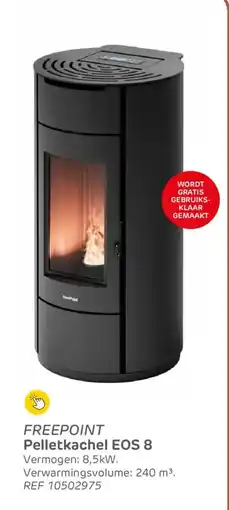 Brico Freepoint Pelletkachel EOS 8 ref 10502975 aanbieding