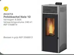 Brico Invicta Pelletkachel Nola 10 ref 5568814 aanbieding