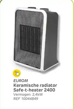 Brico Eurom Keramische radiator Safe-t-heater 2400 ref 10044849 aanbieding