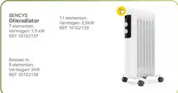Brico Sencys Olieradiator aanbieding