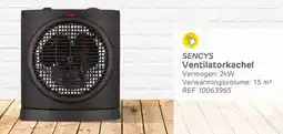Brico Sencys Ventilatorkachel ref 10063965 aanbieding