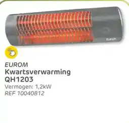 Brico Eurom Kwartsverwarming QH1203 aanbieding