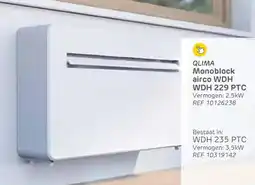 Brico Qlima Monoblock airco WDH WDH 229 PTC ref 10126238 aanbieding
