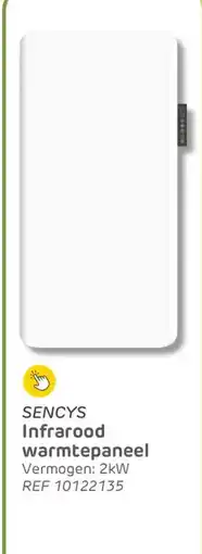 Brico Sencys infrarood warmtepaneel ref 10122135 aanbieding