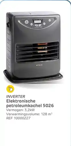 Brico Inverter Elektronische petroleumkachel 5026 ref 10000227 aanbieding