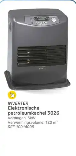 Brico Inverter elektronische petroleumkachel 3026 ref 10014005 aanbieding