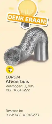 Brico Eurom Afvoerbuis aanbieding