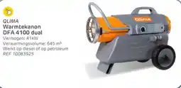 Brico Qlima Warmtekanon DFA 4100 dual ref 10083925 aanbieding