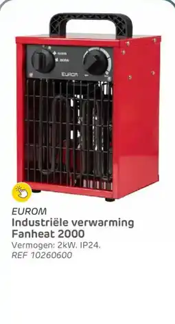 Brico Eurom Industriële verwarming Fanheat 2000 ref 10260600 aanbieding