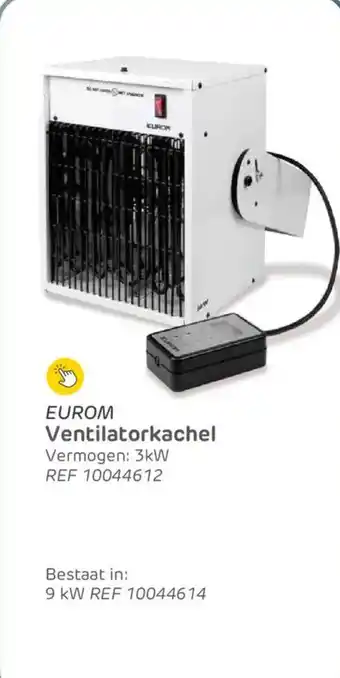 Brico Eurom Ventilatorkachel r aanbieding