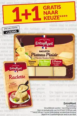 Intermarché EntreMont Raclettekaas aanbieding