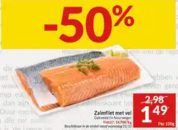 Intermarché Zalmfilet met vel aanbieding