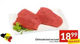 Intermarché Châteaubriand van rund aanbieding
