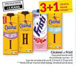 Intermarché Cécémel of Fristi Gearomatiseerde melk aanbieding