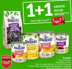 Intermarché Paquito Fruit in conserven aanbieding