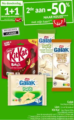 Intermarché Galak, Lion of Kit kat aanbieding