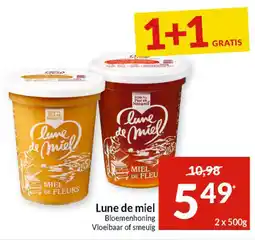 Intermarché Lune de miel Bloemenhoning Vloeibaar of smeuïg aanbieding