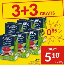 Intermarché Cirio Passata in brik aanbieding