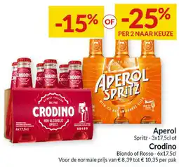 Intermarché Aperol of Crodino aanbieding