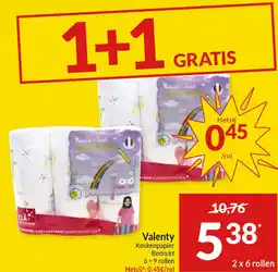 Intermarché Valenty Keukenpapier Bedrukt aanbieding