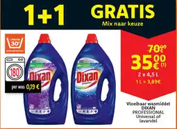 Cora Dixan professional vloeibaar wasmiddel aanbieding