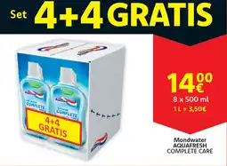 Cora Aquafresh complete care mondwater aanbieding