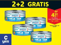Cora Violet tonijn in eigen nat aanbieding
