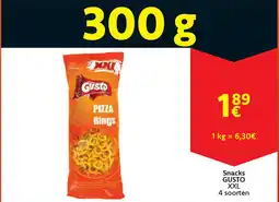 Cora Gusto xxl snacks aanbieding