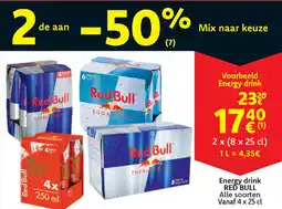 Cora Red Bull Energy drink aanbieding