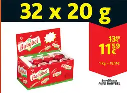 Cora Mini babybel smeltkaas aanbieding
