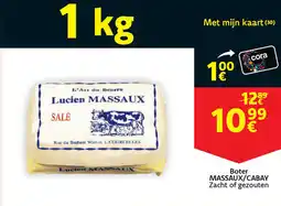 Cora Massaux/cabay boter aanbieding