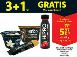 Cora Danone hipro snack of eiwitrijke melkspecialiteit aanbieding