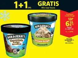 Cora Ben&jerry's pints roomijs aanbieding